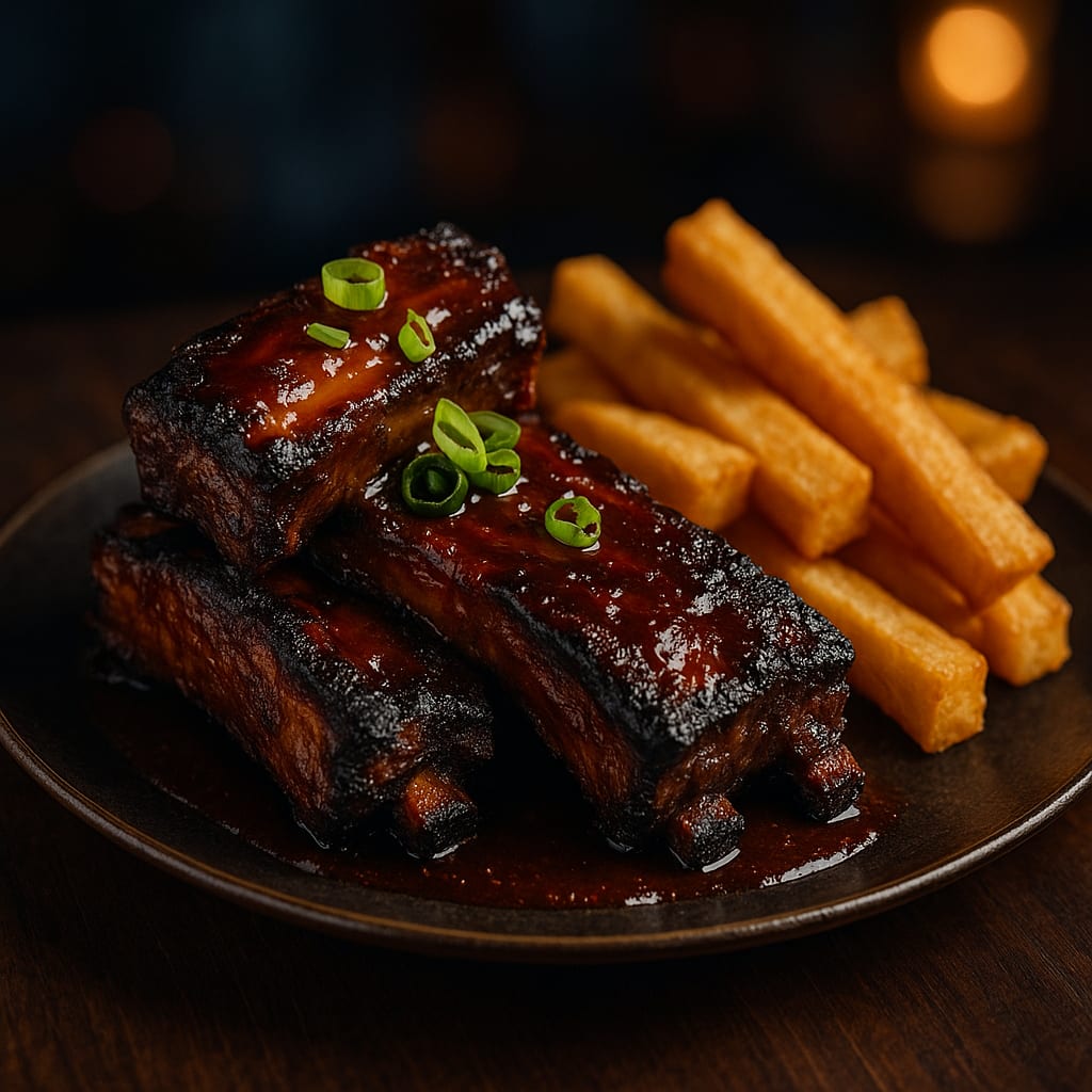 Costillas BBQ Caribeñas